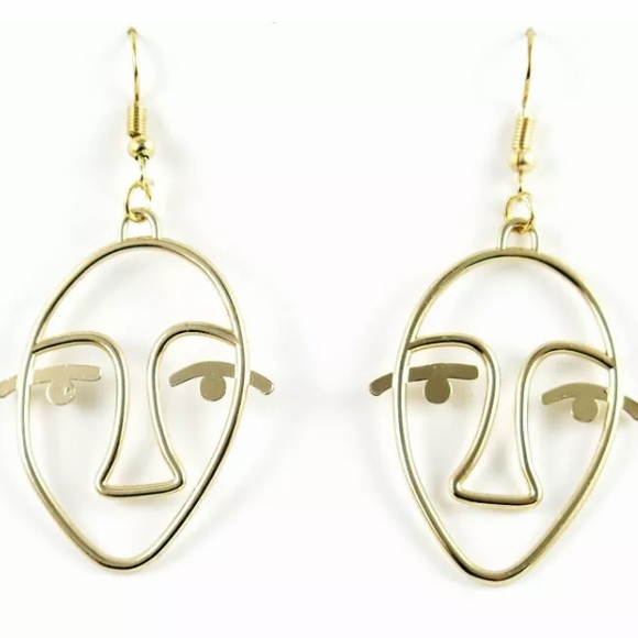 Unbranded Jewelry - Gold Face Earrings